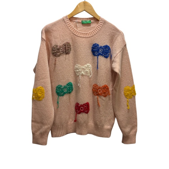 United Colours of Benetton Pure New Wool Sweater - Picture 3 of 12